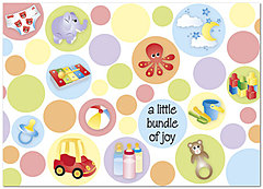 So glad to hear the wonderful news. Congratulations! Bundle of Joy Congratulations Card A2072D-Y
